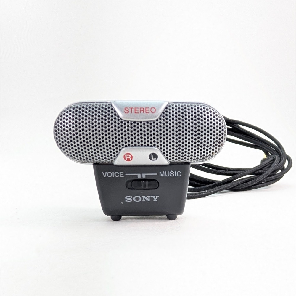 Sony ECM-719 Electret Condenser Stereo Microphone Voice‎ Music Made in Japan